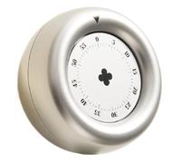 Bafnsiji Magnetic Mechanical Kitchen Timer - No Batteries Needed, 75dB Loud Alarm, 3-5 Sec Ring, Retro Manual Wind-Up Countdown Timer for Cooking, Baking, Work,B