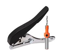 Bafnsiji Screw Covers Hole Punch, 8mm Heavy Duty Screw Cover Hole Punch Set, Hand Hold Puncher, Handheld Handle Punch, Round Puncher Plier Paper Cutter