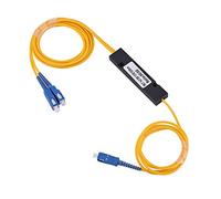 BAFOVY 1 To 2 Singlemode SC Optical Fiber Splitter Cable, Low Insertion Loss, Compact Design, Signal Distribution for FTTX Applications