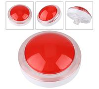 BAFOVY 100mm LED Push Button for Games, Acrylic Crystal Shell with Sound Effect and Microswitch, 12V 3D Cassette Button for DIY Controllers and Gaming Stations (#01)