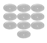 BAFOVY 10Pcs Coffee Filter Mesh 304 Stainless Steel Coffee Press Filter Mesh 9.5cm Outer Diameter 8.5cm Inner Diameter Fine Screen for Making At Home or Shop (150 Grit)