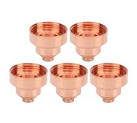 BAFOVY 120930 Nozzle Red Copper Cutting Nozzle 5 Pack High Temperature Resistant Smooth One Piece Forming Cover for Torch Cutting Replacement Users