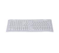 BAFOVY 132 Keys Korean Keycaps, ABS Material, Stylish Design, Ergonomic Feel, Compatible with Various Mechanical Keyboards (White)