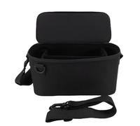 BAFOVY 2 Carrying Case, Double Layer Storage Bag 24 Game Cards Storage Oxford Material Lightweight with Shoulder Strap for Travel and Accessories