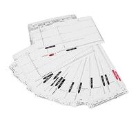 BAFOVY 20PCS Knitting Machine Flower Punch Cards, Soft Plastic, Precision Punching, Compatible with KH860 KH868 KH891, Perfect Knitting Tool for Home Use