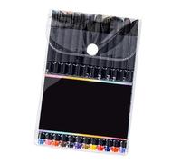 BAFOVY 24 Color Fineliner Pens, 0.4mm Fine Point Journaling Pens with Water Based Ink, Metal Clad Tip, Ergonomic Grip for Writing Drawing Note Taking School Office (12 colors)