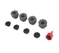 BAFOVY 3 4 Inch Rain Drum Bulkhead Fitting Kit PVC Bulkhead Adapter with Plugs and Hole Saw Tool Resistant Seal for Rain Barrels Water Tanks Aquariums Tubs