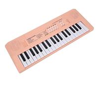 BAFOVY 37 Key Electric Piano Keyboard, Portable Educational Instrument with Microphone for Beginners, Compact Design for Indoor Outdoor Use, 2 Tones, 16 Songs, 4 Rhythms, 4 Percussion (Pinkish)