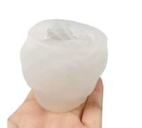 BAFOVY 3D Silicone Candle Mold, Reusable Flexible Soft Ball of Wool Shape for DIY Candles Chocolate Crafts, with Smooth Easy for Christmas Birthday Gifts