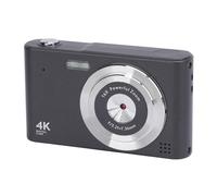 BAFOVY 48MP UHD 4K Retro Digital Camera, Compact Design, 16X Zoom and Anti Shake Features for Kids and Students (Black)
