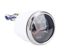 BAFOVY 52mm 7000RPM Tachometer Gauge 7 Color Backlight Tachometer Multi Color LED with Adjustable Speed Ratio 1.0-360 for Car Truck Tractor RV Boat (Black Dial Silver Cover CX6229)