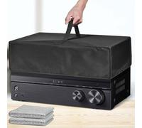 BAFOVY 600D Nylon Anti Static Stereo Receiver Dust Cover with Handle, Perfect Fit for STRDH190 STRDH590 R S202BL RX V385 Receiver Protector