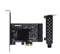 BAFOVY 8-Port Interface Expansion Card, ‰ˆÔO¥«©`¥É Pci-E To Controller, 8 Port Pcie Card Compatible W/ Sata6G, & 1.5G Drives, Supports Gen3I, Ahci1.0, Ncq, Fit For 88Se92Xx+Jmb5Xx, Supp