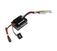 BAFOVY 80A Brushed ESC, Water Proof 3 Operating Modes with Forward Reverse Brake, 540 550 750 Motor Compatible, 2-3S Li Battery 6.5V5A BEC for Model Cars Boats Tanks