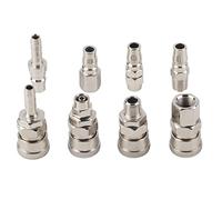 BAFOVY 8Pcs 1/4 Inch Air Compressor Quick-Connect Zinc Alloy Set with Premium Durability, Aesthetic Appeal, and Versatile Compatibility for Effortless Operation, Secure Connection