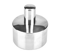 BAFOVY Alcohol Lamp, 400ml 304 Stainless Steel Alcohol Burner Laboratory Alcohol Lamp with Copper Screw Wick Leakproof Heavy Wall for Chemistry Use