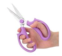 BAFOVY Alloy Steel Pruning Tool Garden Scissors, Efficient Pruning Versatile Tool,Made of Sturdy Alloy Steel, Ergonomic Design for Easy One-Handed Operation, Approx.19cm/7.5in, (Purple)