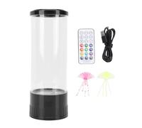 BAFOVY Aquarium Mood Lamp Table Lamp with 16 Color Changing Lights Remote Brightness Levels 4 Lighting Modes for Home Office Decor