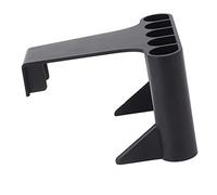 BAFOVY Aquarium Plant Holder, Sturdy Fish Tank Decorations with Integrated Hook, 5 Holes for Plants, ABS Material, Black (Long Hook)