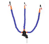 BAFOVY Arm Soldering Tools, 3 Flexible Helping Hand Clamp with Aluminum Alloy Welding Fixed Base, ABS Flexible Arms for Electronic Assembly, Repair, Jewelry Making