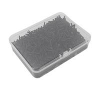 BAFOVY Badminton Grommets Nylon Badminton Racket Grommet 2.1x13mm Black for String Replacement Repair Single Hole Eyelet Protection for Players and Stringing Practice