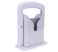 BAFOVY Bagel Cutter for Uniform Slices, Stainless Steel with Safety Cover | 100-110 Char Placeholders, ABS Housing, Kitchen Bread Slicer for Bagels, Muffins, Buns, Easy Clean Detachable Design