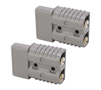 BAFOVY Battery Quick Connect Plug, PC Copper Battery Connector Plug 175A 600V with 2 Connectors 4 Terminals, Crimp or Solder Wire Harness Kit for Forklift Charging
