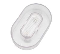BAFOVY Beard Trimmer Rinser, Plastic Beard Trimmer Cleaner Portable Manual Push Type Shaving Cleaner with Targeted Water Jets 150 Micron Filter for Home Travel Sink Use (Clear)