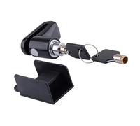 BAFOVY Bike Disc Brake Lock with Key Anti Theft Disc Brake Lock 5.5 X 4. Cm Alloy Core and Body with Frame Holder Rustproof for Mountain Bike Bicycle Riders (Black)