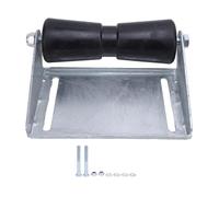 BAFOVY Boat Trailer Keel Roller Assembly Heavy-Duty Rubber Galvanized Steel with Bracket Kit for Canoes Yachts Fishing Boats Commercial Vessels (12inch)