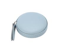 BAFOVY Body Measuring Tape, PU Leather Sewing Tape Measure with Self Locking Mechanism and Quick Retraction Button, 59 Inches 1.5 Meters Dual Scale for Tailoring Crafting Body (Hemmed Round - Blue)