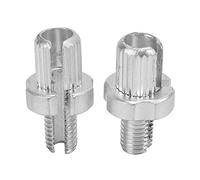 BAFOVY Brake Lever Adjuster, Universal Compatibility, Aluminum Alloy, Improved Performance with Elegant Silver Finish, M7 Thread Design, for Most Road Bikes, Mountain Bikes, 2pcs