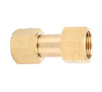 BAFOVY Brass Cylinder Adapter, Connects CO2 Tank to Argon Regulator, CGA-320 to CGA-580 Adapter with Nylon Washer for Pressure Reduction, Cylinder for Tank Pipe Fittings