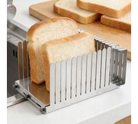 BAFOVY Bread Slicing Guide Stainless Steel Bread Loaf Slicer Cutter for Uniform Cutting Commercial Baking Kitchen with Sturdy Durable Design Easy to