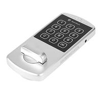 BAFOVY Cabinet Door Lock, Zinc Alloy Electronic Password Lock with 1 to 15 Digit Code, 4 Wrong Try Alarm, Keyless Cabinet Password for Home Office File (Vertical Style with Heaven and Earth