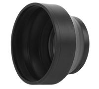 BAFOVY Camera Lens Hood, Rubber and Metal with Foldable Design, Prevents Light Flare and Lens Damage for Telephoto, Standard and Wide Angle Lenses (49mm)