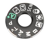 BAFOVY Camera Mode Dial Plate, Iron Mode Dial Top Cover for 80D Camera, Fit for Easy Attachment and Durable Use