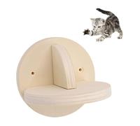 BAFOVY Cat Wall Step, Space Saving Wooden Floating Stair with Wall Mounted Design for Cats, Modern Style Home Decor