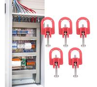 BAFOVY Circuit Breaker Lockout Device, 12 Pack Single Pole Lock Out Kit with Screw Fastening for Miniature Circuit Breakers Handle Width ≤ 20mm, OSHA Compliant
