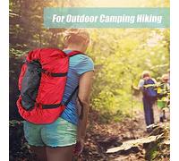 BAFOVY Climbing Rope Bag Transport, Long Days on The Rock, Life Extension Kit, Robust and Practical Solution, Ideal for Climbers, with Space for Climbing Ropes and Other Accessories, (Red)