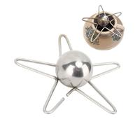BAFOVY Coffee Cooling Tool, Stainless Steel Coffee Cooling Ball Metal Ice Sphere for Cold Brew Red Wine Cocktails with Freezing Hook Reusable Ice Cube