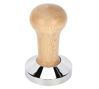 BAFOVY Coffee Tamper, Heavy Duty Stainless Steel with Unique Handle Design, Ergonomic Grip and Sturdy Material for Versatile Use at Home or in The Office (58mm Flat Bottom)