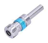 BAFOVY Collet Chuck Holder, Floating Tapping Chuck Holder 20CrMrTi Steel ER25 M2 to M22, 5mm Front Float 6mm Rear Float High Concentricity for CNC Lathe Tapping (GS-TER25-D20)