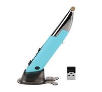 BAFOVY Computer Mouse Pen 2.4G Wireless Mouse Pen,Voice Input Function,Speed Adjustable Stylus,Lightweight Design,Compatible with Laptops (Blue)