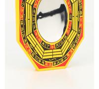 BAFOVY Concave Bagua Mirror, Traditional Blessings, Cultural Luck, Invite Wealth, Outdoor Protection, Ancient Symbols, Wood Material, 4in 6in Convex Concave, Protection from Bad Luck, (4-inch