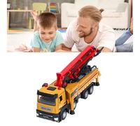BAFOVY Concrete Pump Truck Toy Alloy Construction Vehicle Model with Realistic Detailing for Kids Indoor Outdoor Play