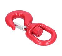 BAFOVY Crane Hook Alloy Steel Rotating Crane Hook 2 Ton WLL 8 Ton Breaking Force Large Opening for Factory Hoisting Trailer Port Transport Construction and Bridge Work