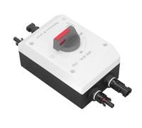BAFOVY DC Disconnect Switch, 32A Rated Current 1200V for PV Systems with IP66 Rating for RVs Boats Off Grid PV DC Isolator, Premium Material Made of Mystical/Fantasy-Retardant PC, High (#2)