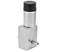 BAFOVY DC Gear Motor Zinc Alloy Copper Gear Motor with Encoder JGY 370 6mm D Type Double Shaft Adjustable CW CCW for Automation Control Office Equipment Household Devices (DC12V 90RPM)