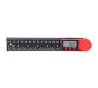 BAFOVY Digital Angle Ruler ABS Electronic Ruler 0 to 360 Degree 0.05 Degree Resolution LCD Hold Zero Function for Woodworking Building Decoration and School Use